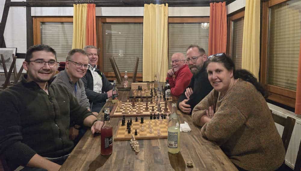 Schach im Tennisheim